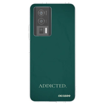 Picasee silikonový průhledný obal pro Xiaomi Poco F5 Pro 5G - Addicted