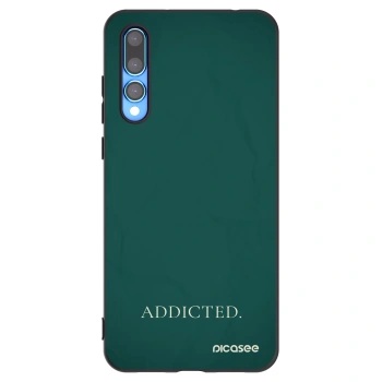Picasee silikonový černý obal pro Huawei P20 Pro - Addicted