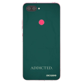 Picasee silikonový průhledný obal pro Xiaomi Mi 8 Lite - Addicted