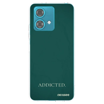 Picasee silikonový průhledný obal pro Motorola Edge 40 Neo - Addicted