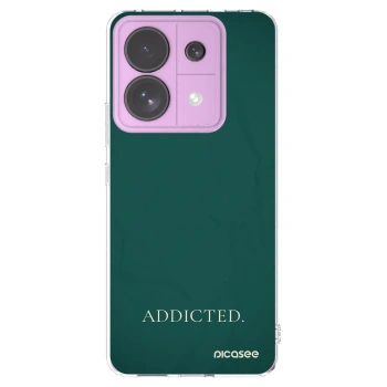 Picasee silikonový průhledný obal pro Xiaomi Redmi Note 13 Pro 5G - Addicted