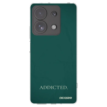 Picasee silikonový průhledný obal pro Xiaomi Redmi Note 13 Pro 4G - Addicted