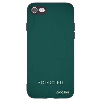Picasee silikonový černý obal pro Apple iPhone 8 - Addicted