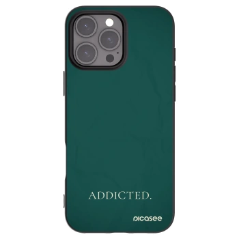 Picasee silikonový černý obal pro Apple iPhone 16 Pro Max - Addicted