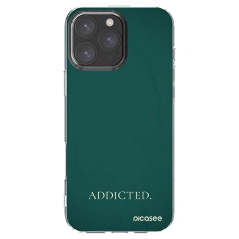 Picasee silikonový průhledný obal pro Apple iPhone 16 Pro Max - Addicted