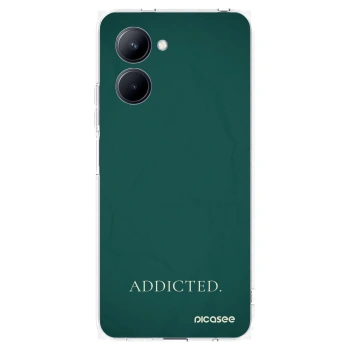 Picasee silikonový průhledný obal pro Realme C33 (2023) - Addicted