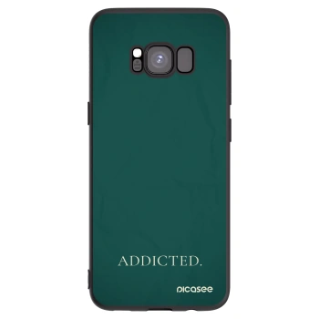 Picasee silikonový černý obal pro Samsung Galaxy S8 G950F - Addicted