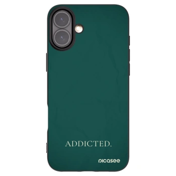 Picasee silikonový černý obal pro Apple iPhone 16 Plus - Addicted