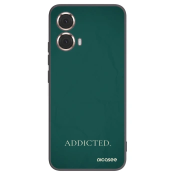 Picasee silikonový černý obal pro Motorola Moto G85 - Addicted