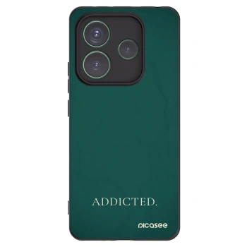 Picasee silikonový černý obal pro Xiaomi Redmi Note 14 5G - Addicted