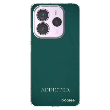 Picasee silikonový průhledný obal pro Xiaomi Redmi Note 14 5G - Addicted