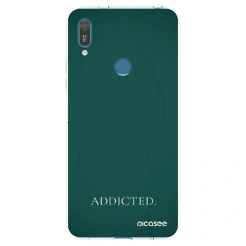 Picasee silikonový průhledný obal pro Huawei Y7 2019 - Addicted