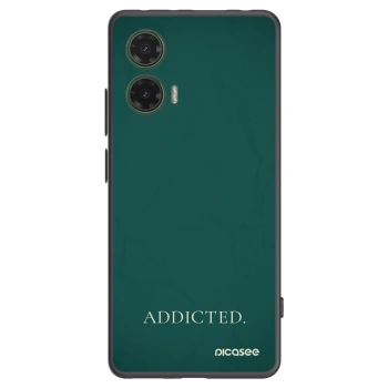 Picasee silikonový černý obal pro Motorola Moto G35 5G - Addicted