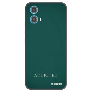 Picasee silikonový černý obal pro Motorola Moto G34 5G - Addicted