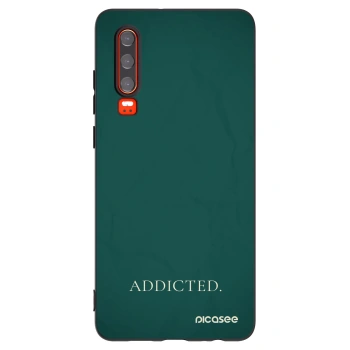 Picasee silikonový černý obal pro Huawei P30 - Addicted