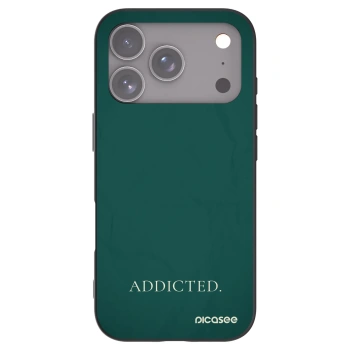 Picasee silikonový černý obal pro Apple iPhone 17 Pro - Addicted