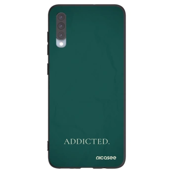 Picasee silikonový černý obal pro Samsung Galaxy A70 A705F - Addicted