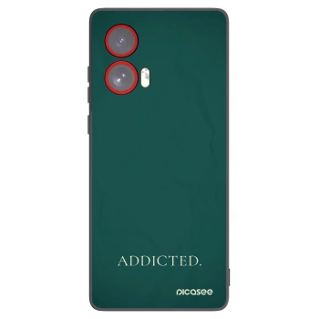 Picasee silikonový černý obal pro Motorola Edge 50 Fusion - Addicted