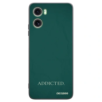 Picasee silikonový černý obal pro Motorola Moto G06 - Addicted