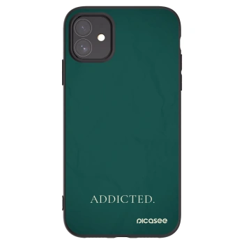 Picasee silikonový černý obal pro Apple iPhone 11 - Addicted