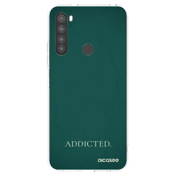 Picasee silikonový průhledný obal pro Xiaomi Redmi Note 8 - Addicted