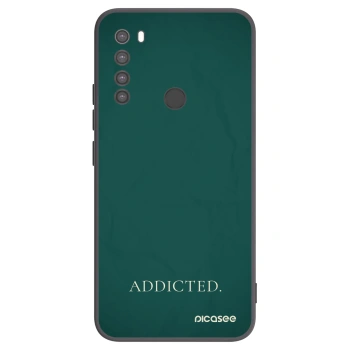 Picasee silikonový černý obal pro Xiaomi Redmi Note 8 - Addicted