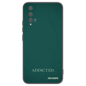 Picasee silikonový černý obal pro Huawei Nova 5T - Addicted