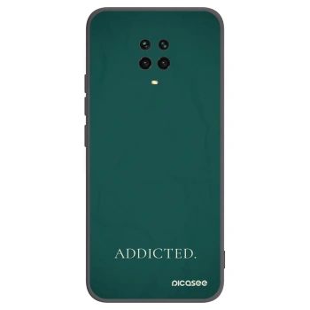 Picasee silikonový černý obal pro Xiaomi Redmi Note 9 Pro - Addicted