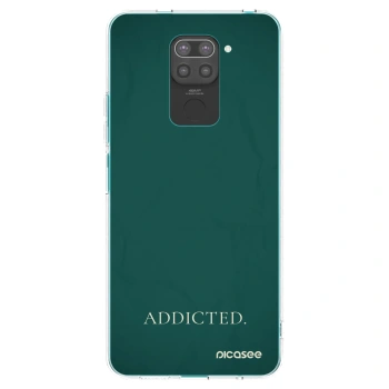 Picasee silikonový černý obal pro Xiaomi Redmi Note 9 - Addicted