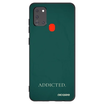 Picasee silikonový černý obal pro Samsung Galaxy A21s - Addicted