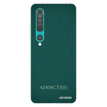 Picasee silikonový průhledný obal pro Xiaomi Mi 10 - Addicted