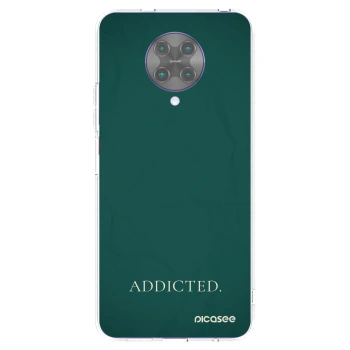 Picasee silikonový průhledný obal pro Xiaomi Poco F2 Pro - Addicted