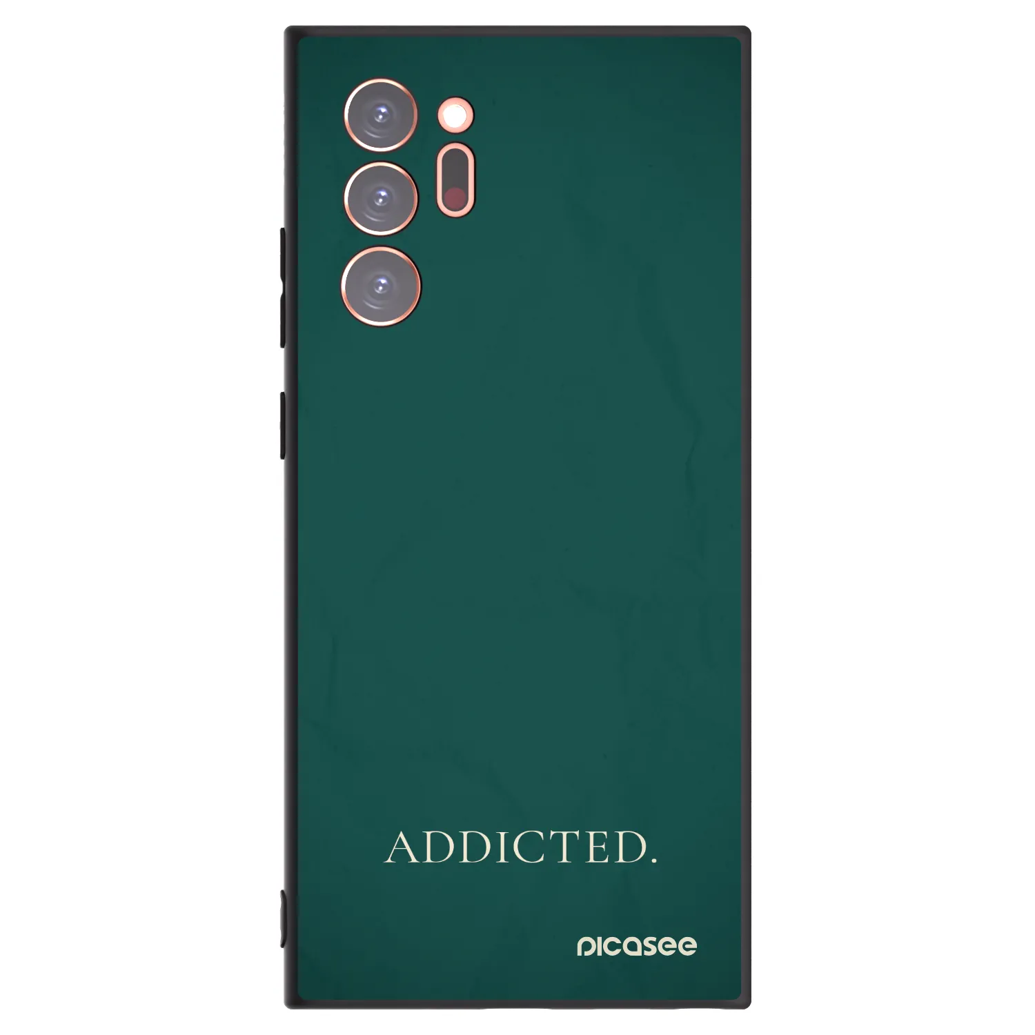 Picasee silikonový černý obal pro Samsung Galaxy Note 20 Ultra - Addicted