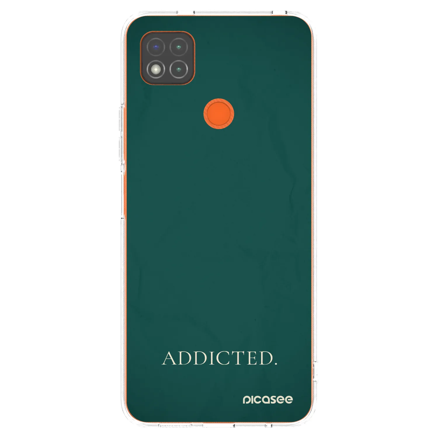 Picasee silikonový průhledný obal pro Xiaomi Redmi 9C - Addicted