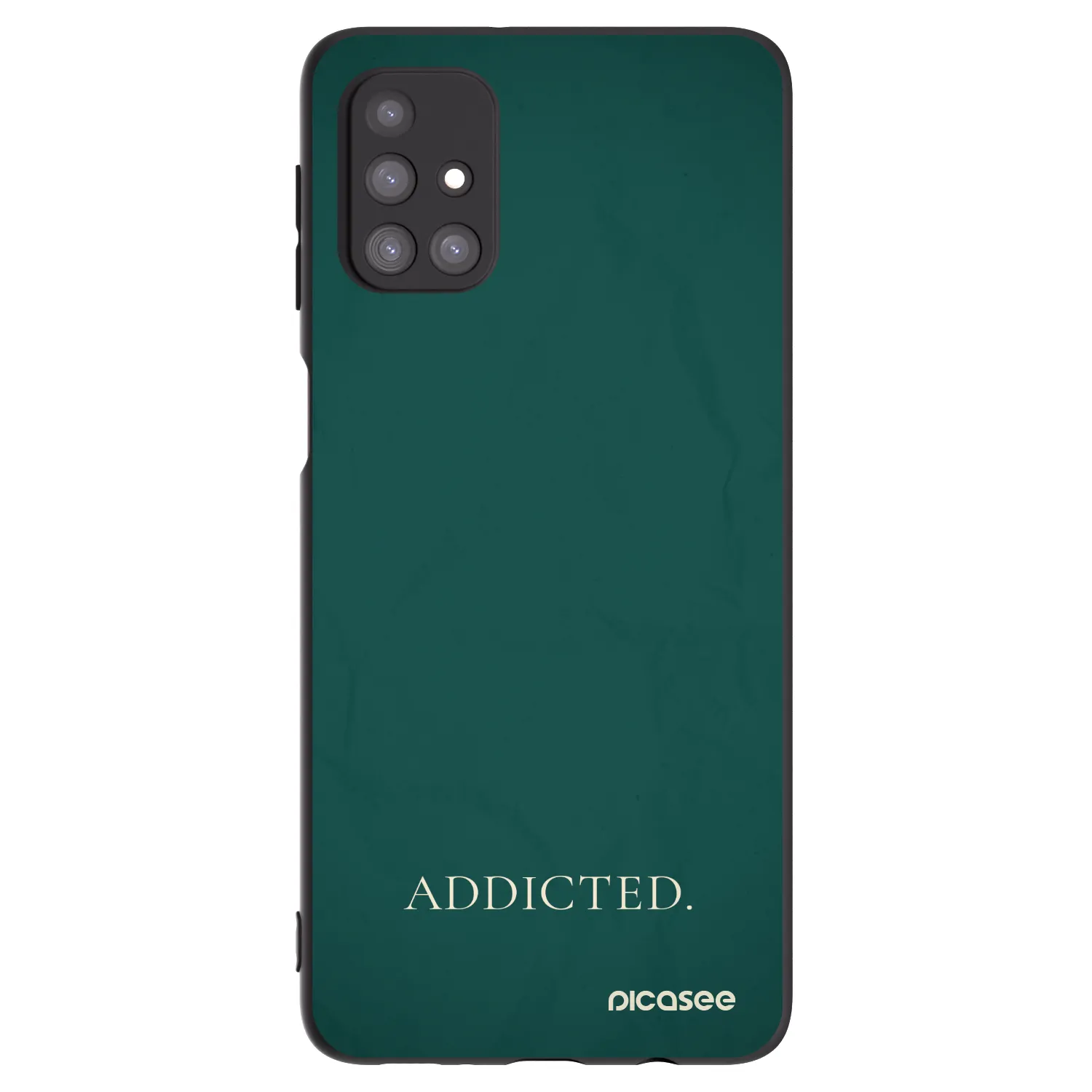 Picasee silikonový černý obal pro Samsung Galaxy M31s - Addicted