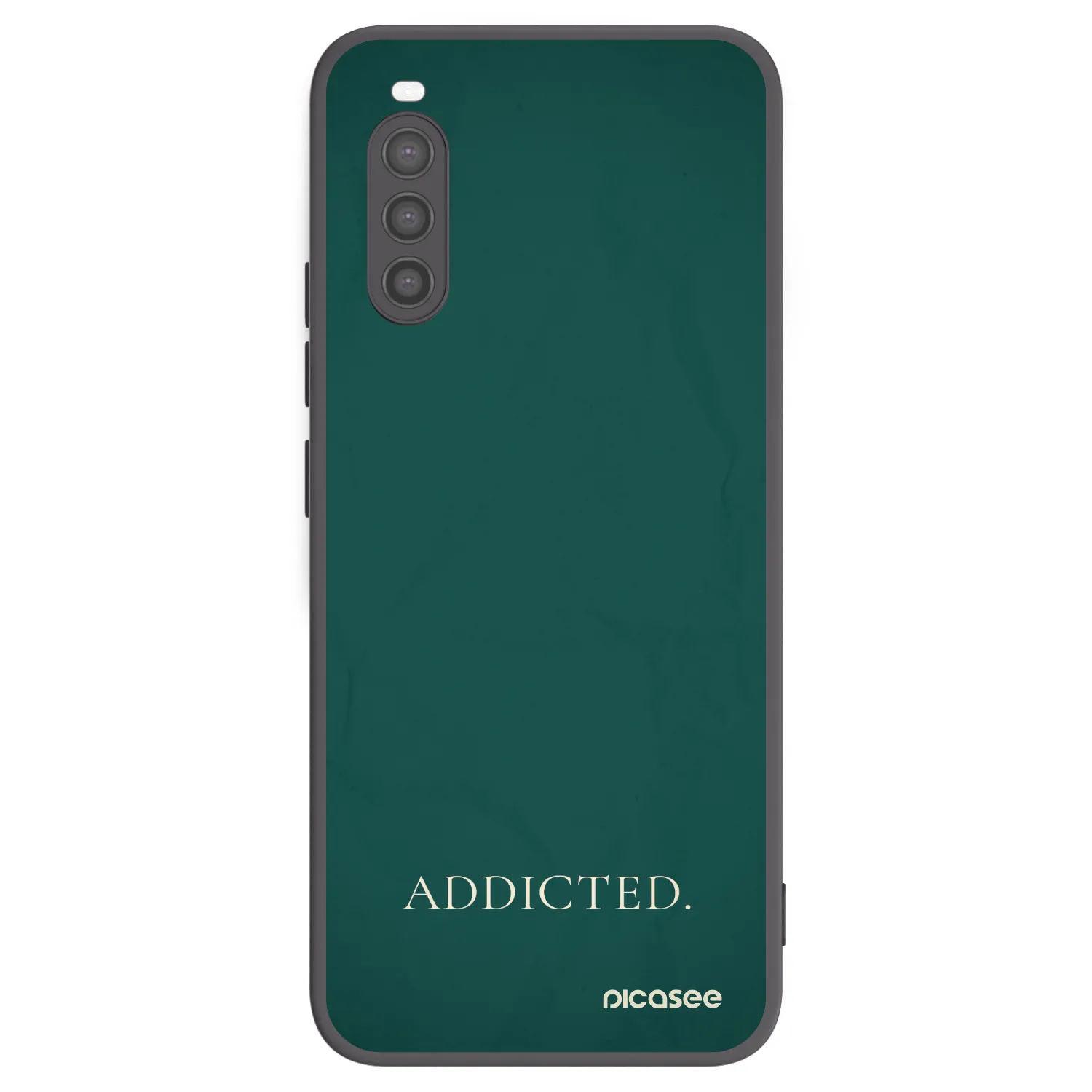 Picasee silikonový černý obal pro Sony Xperia 10 II - Addicted