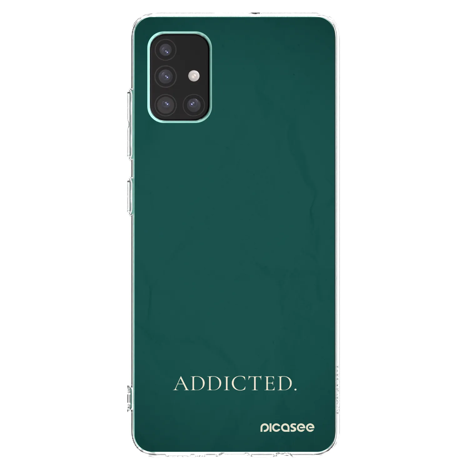 Picasee silikonový průhledný obal pro Samsung Galaxy M51 M515F - Addicted