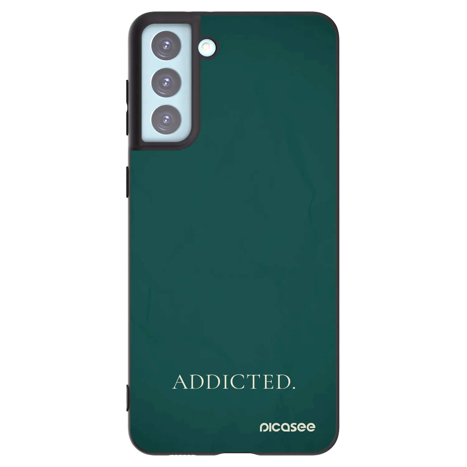 Picasee silikonový černý obal pro Samsung Galaxy S21+ 5G G996F - Addicted