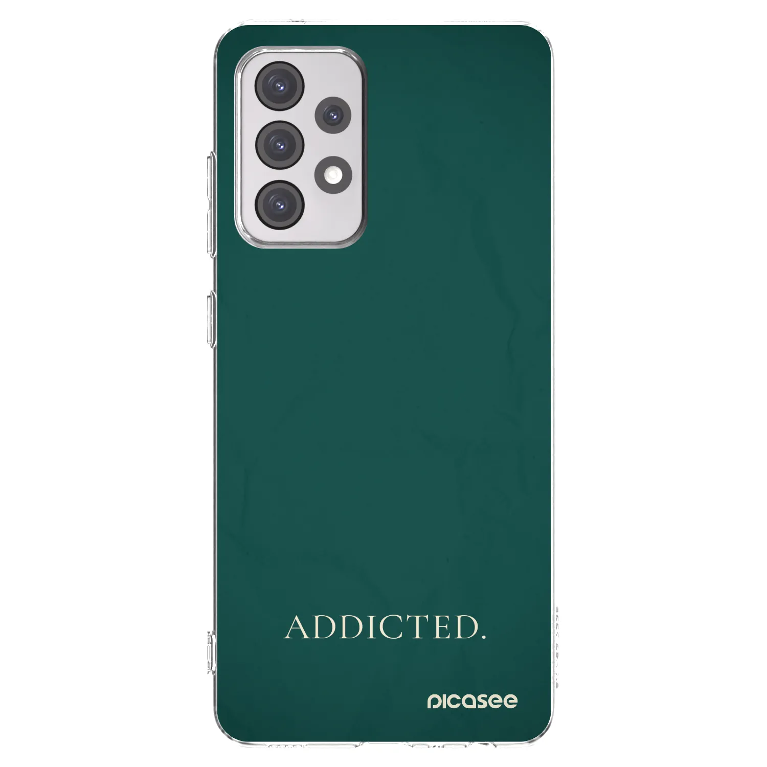 Picasee silikonový průhledný obal pro Samsung Galaxy A52 5G A525F - Addicted