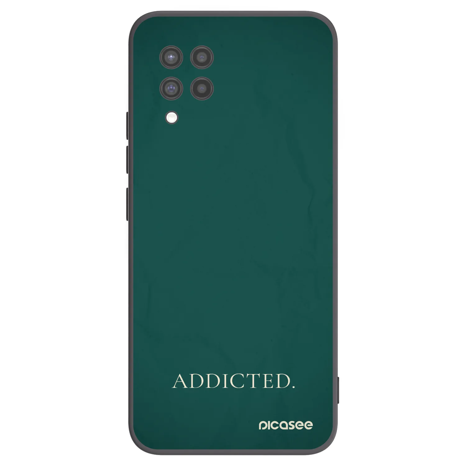 Picasee silikonový černý obal pro Samsung Galaxy A42 A426B - Addicted