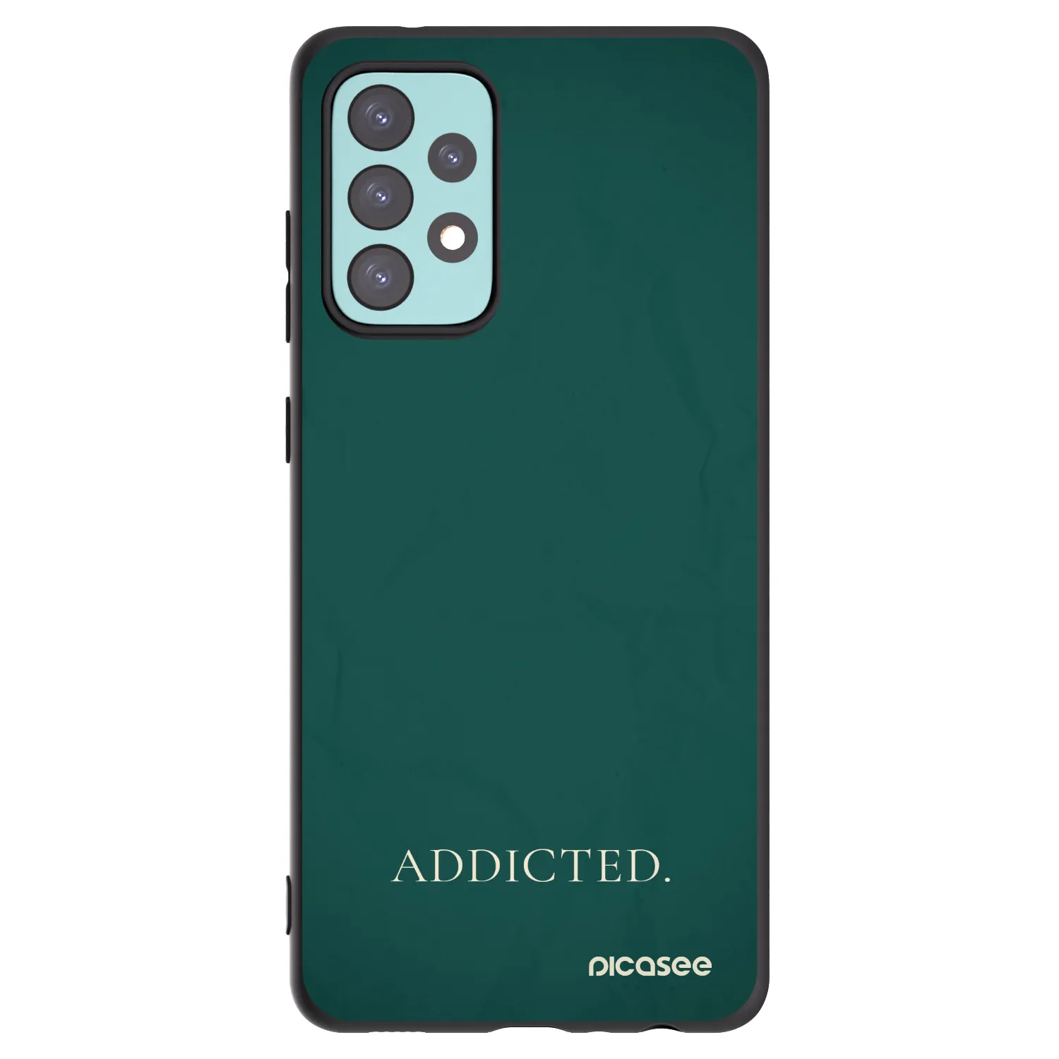 Picasee silikonový černý obal pro Samsung Galaxy A72 A725F - Addicted