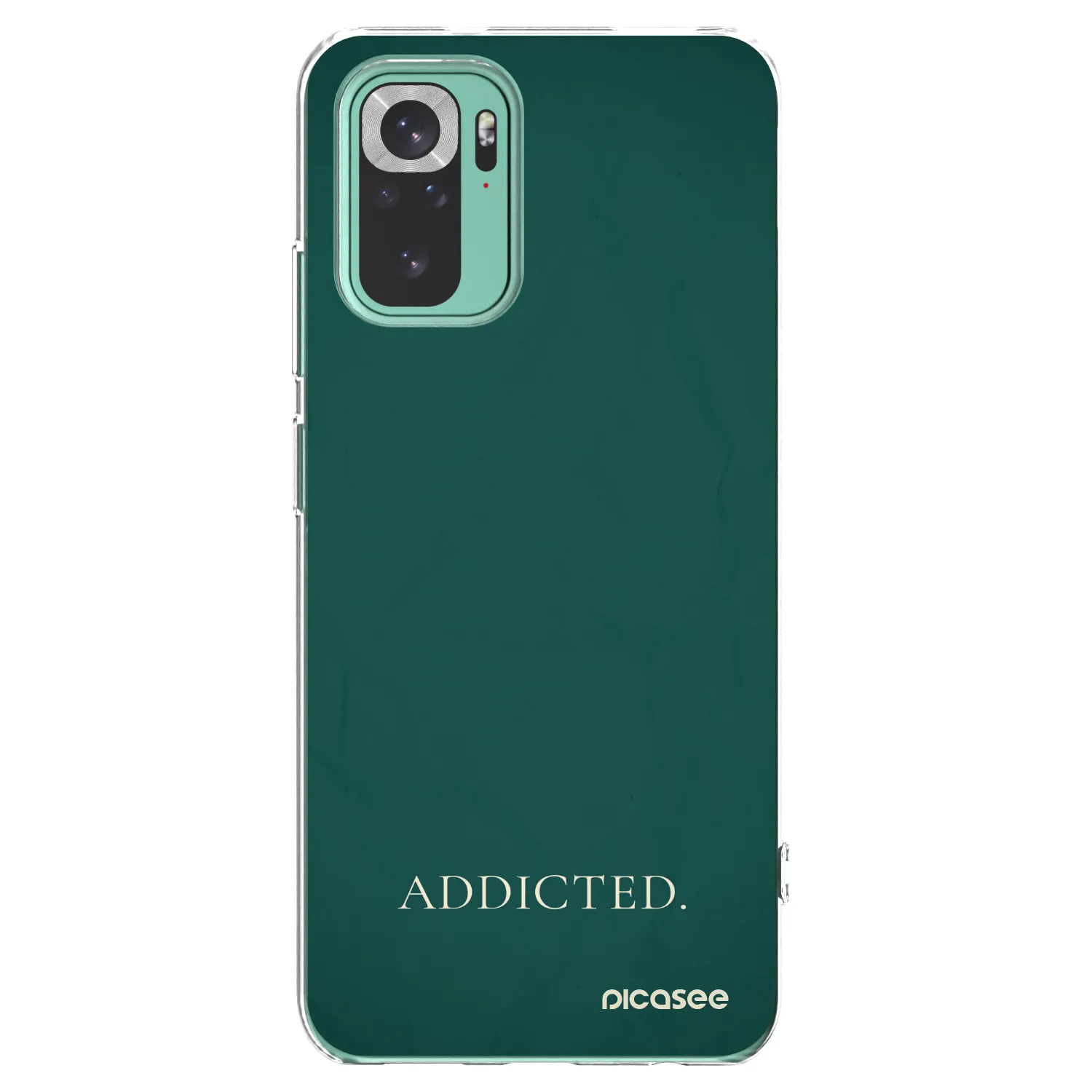 Picasee silikonový průhledný obal pro Xiaomi Redmi Note 10 Pro - Addicted