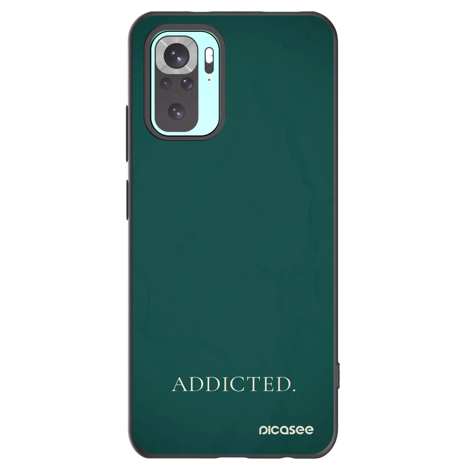 Picasee silikonový černý obal pro Xiaomi Redmi Note 10 Pro - Addicted