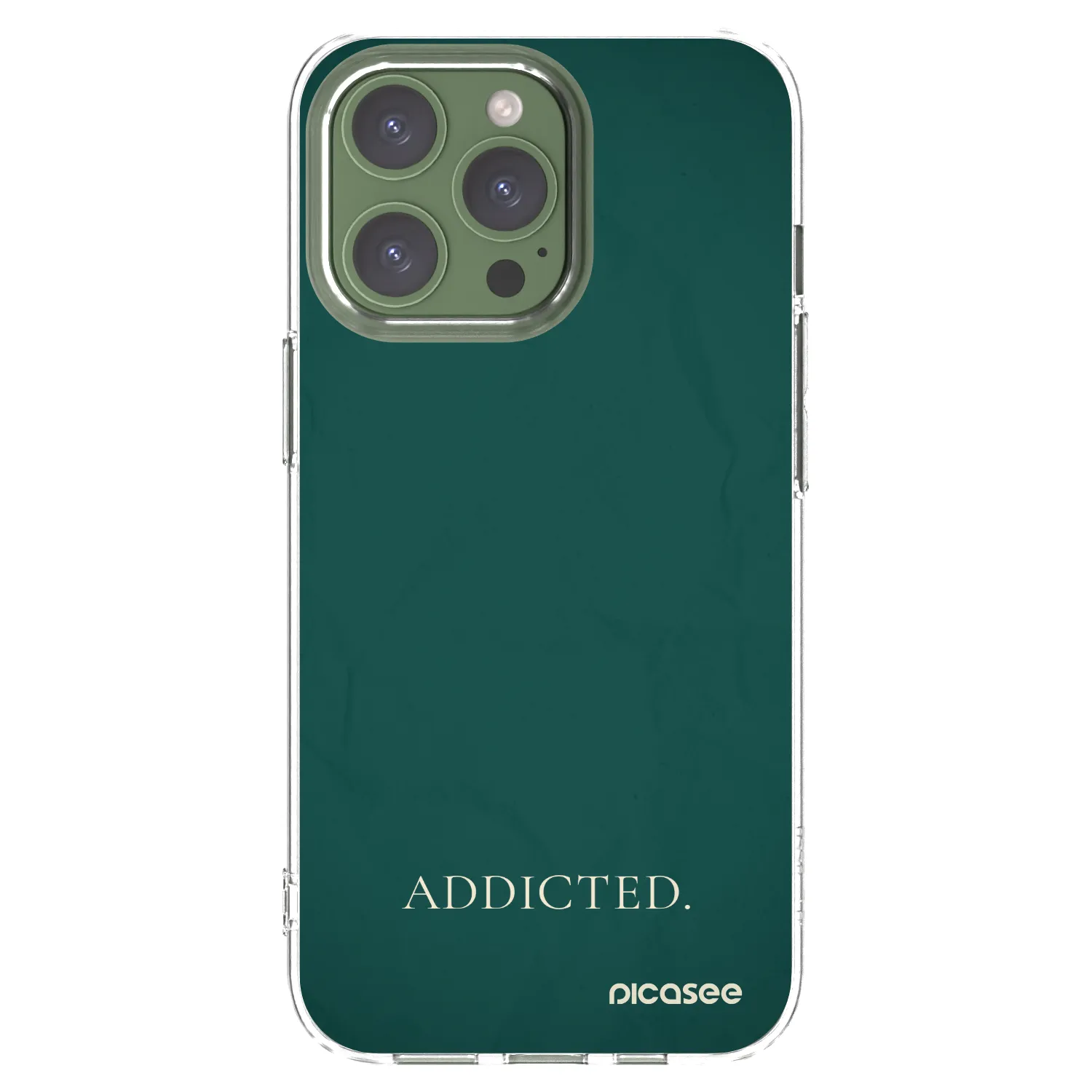 Picasee silikonový průhledný obal pro Apple iPhone 13 Pro - Addicted