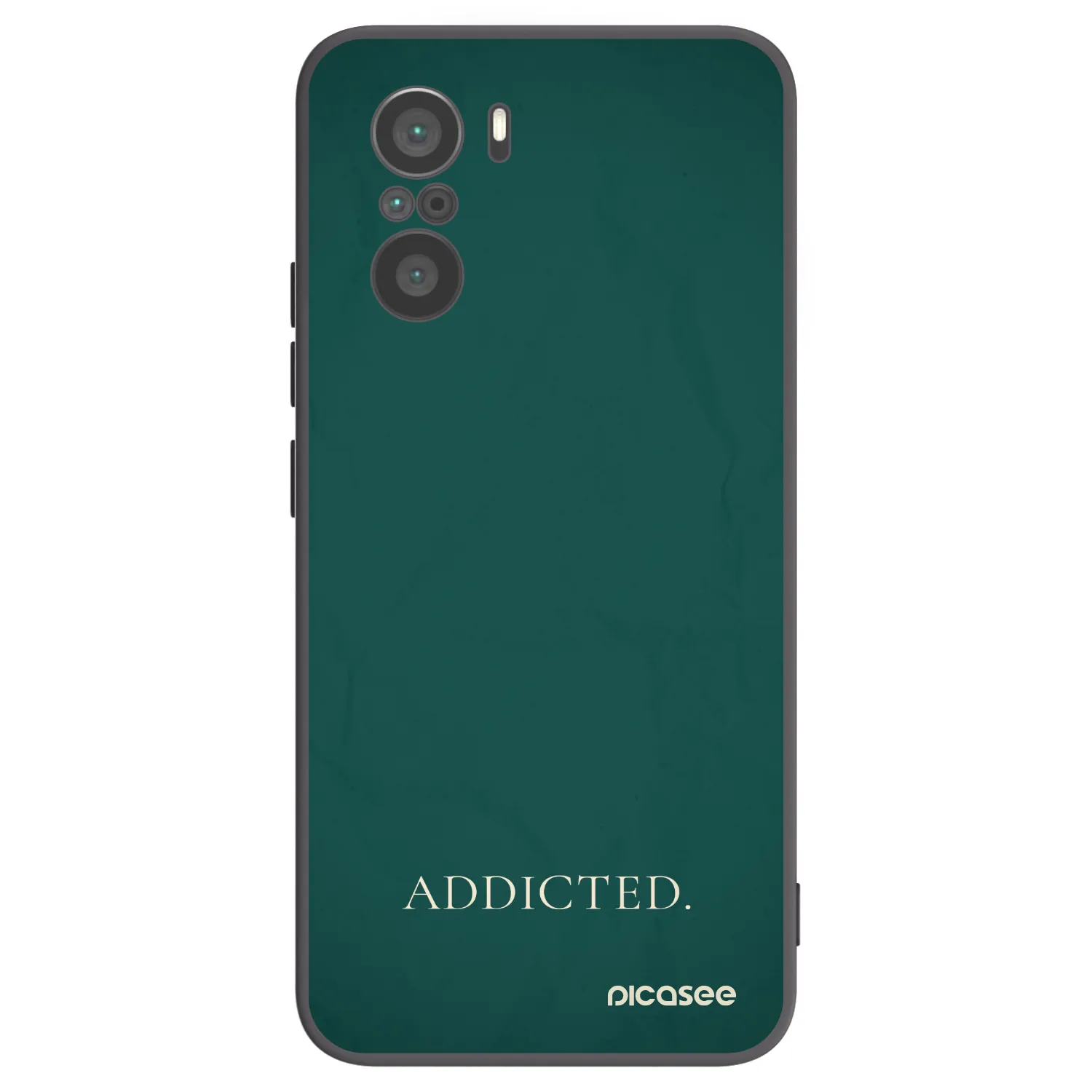 Picasee silikonový černý obal pro Xiaomi Poco F3 - Addicted