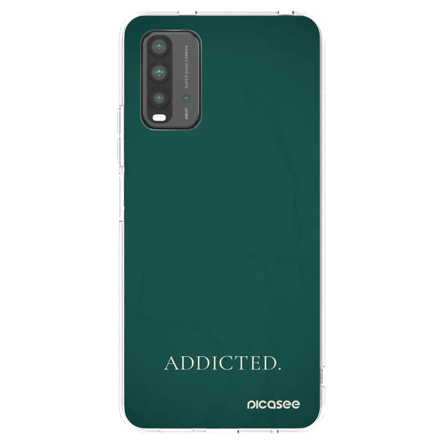 Picasee silikonový černý obal pro Xiaomi Redmi 9T - Addicted