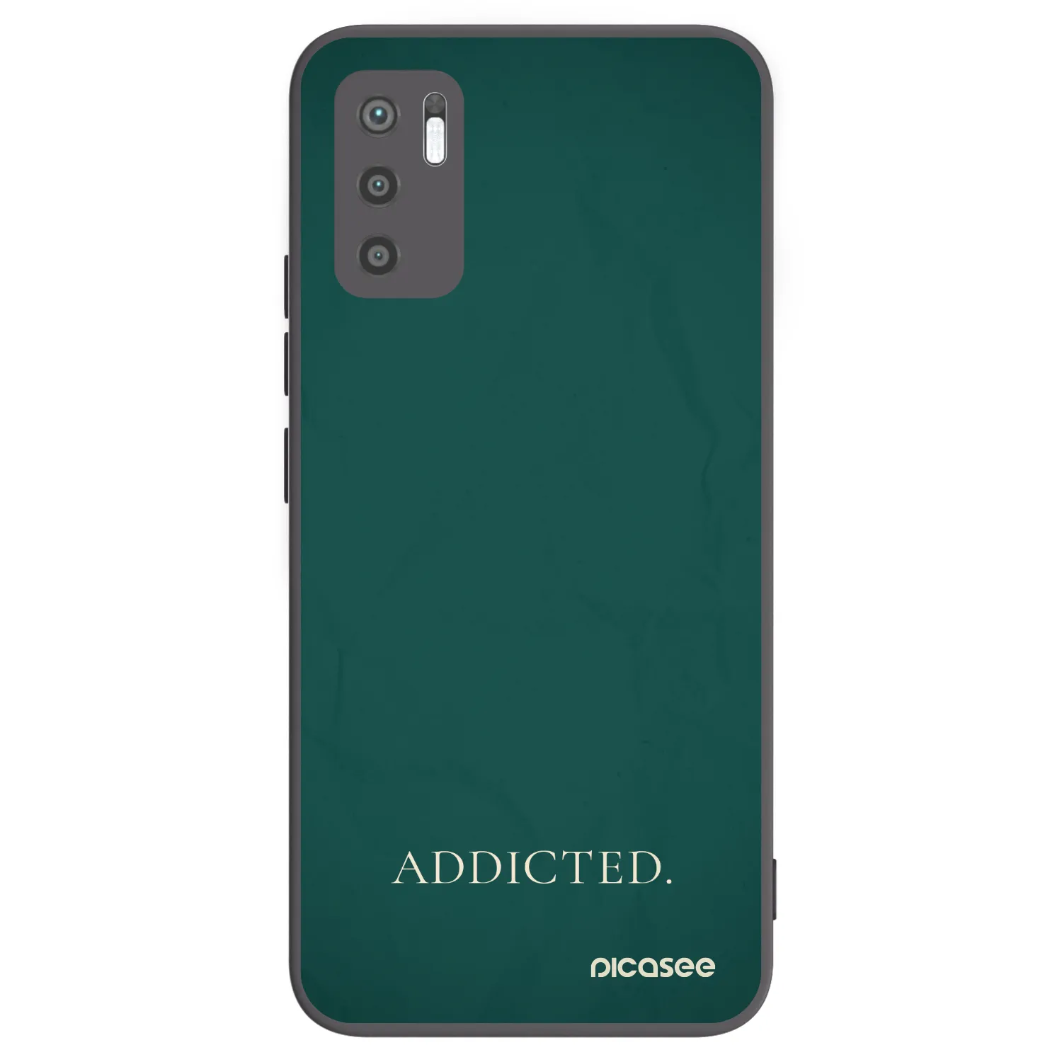 Picasee silikonový černý obal pro Xiaomi Redmi Note 10 5G - Addicted