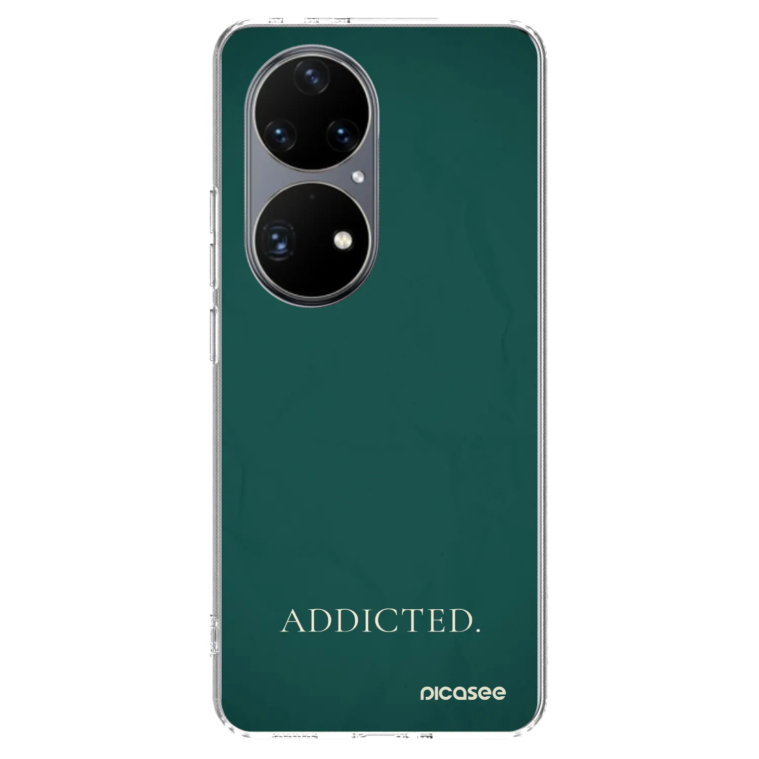 Picasee silikonový průhledný obal pro Huawei P50 - Addicted