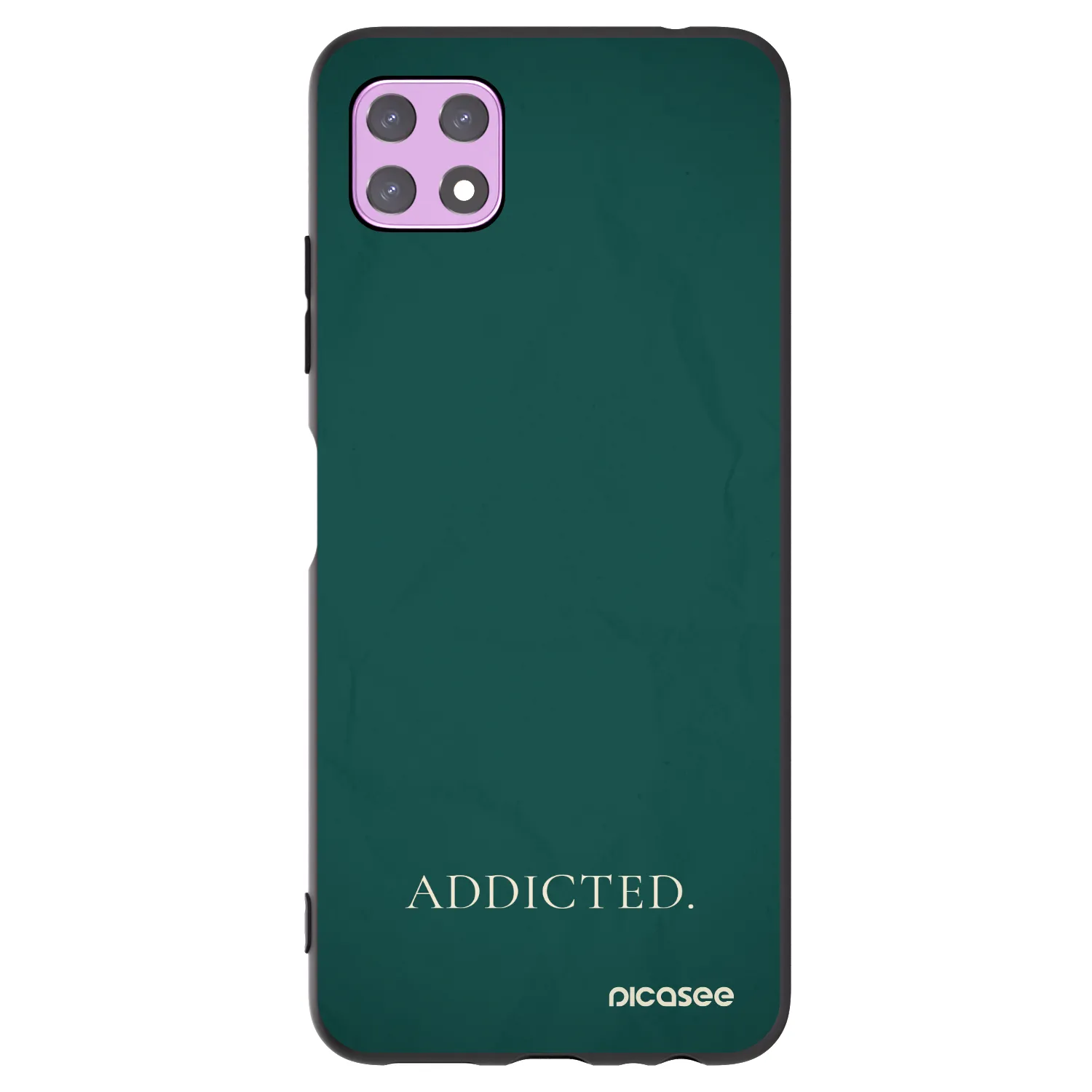 Picasee silikonový černý obal pro Samsung Galaxy A22 A226B 5G - Addicted