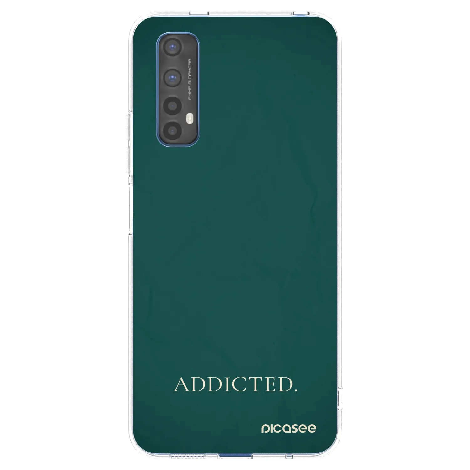Picasee silikonový průhledný obal pro Realme 7 - Addicted